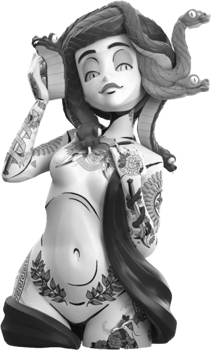 Inked Stories: Medusa (Mono Edition) ft JPK