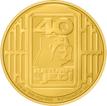 Star Wars: Return of the Jedi 40th Anniversary ¼oz Gold Coin