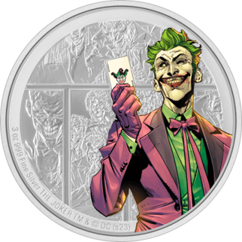 The Joker 3oz Silver Coin