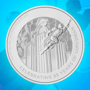 Superman 85th Anniversary 3oz Silver Coin