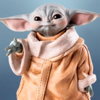 Star Wars Grogu Porcelain Statue 