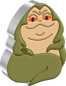 Jabba the Hutt 2oz Silver Coin