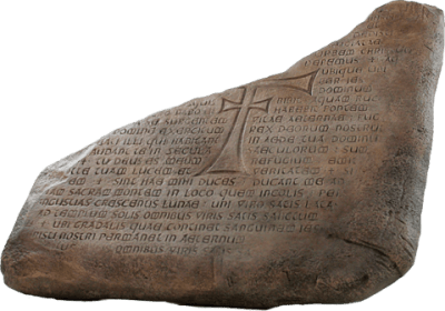 Indiana Jones Grail Tablet Wall Decor Replica 