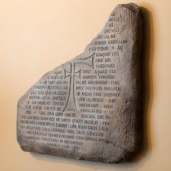 Indiana Jones Grail Tablet Wall Decor Replica 