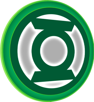 Green Lantern LED Logo Light (Large)