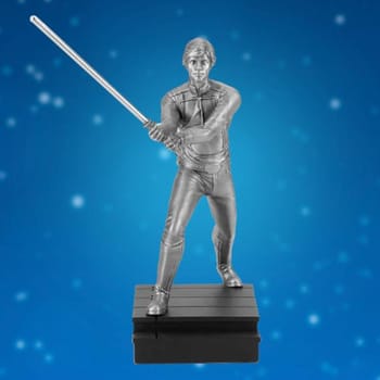 Star Wars Luke Skywalker Lightsaber Duel Pewter Collectible 
