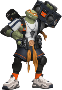 Teenage Mutant Ninja Turtles Urban Combat Michelangelo Statues 
