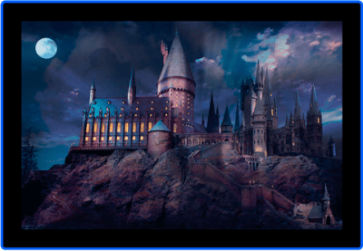 Jim Shore 6016707 Harry Potter Trio Castle Scene