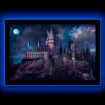 Harry Potter Harry Potter Hogwarts LED Mini Poster Wall Light 