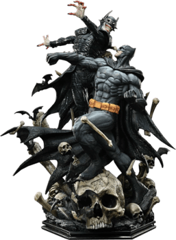DC Comics Batman vs Batman Who Laughs Quarter Scale Statue 