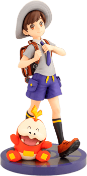 Pokémon Florian with Fuecoco Statues 