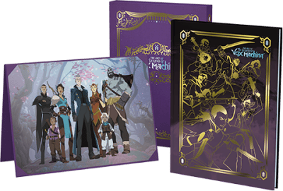 Critical Role The Art of The Legend of Vox Machina (Deluxe Edition) Book 