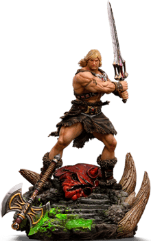 Masters of the Universe He-Man Unleashed Deluxe 1:10 Scale Statue 