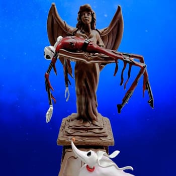 Disney Santa Jack & Light Up Zero Figurine 