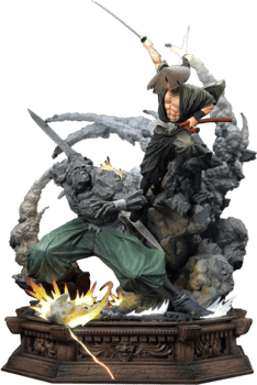Ninja Scroll Jubei Versus Tessai (Deluxe Version) Quarter Scale Statue 