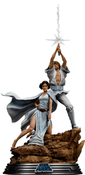 Star Wars Luke and Leia Deluxe 1:10 Scale Statue 
