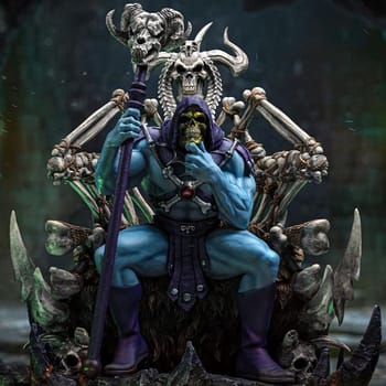 Masters of the Universe Skeletor on Throne 1:3 Scale Statue 