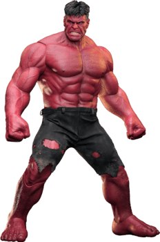 Marvel Red Hulk Sixth Scale Figure 