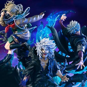 My Hero Academia Tomura Shigaraki, Dabi, and Himiko Toga (Deluxe Version) Quarter Scale Statue 