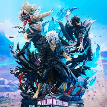 My Hero Academia Tomura Shigaraki, Dabi, and Himiko Toga (Deluxe Bonus Version) Quarter Scale Statue 