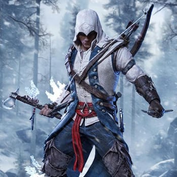 Assassins Creed Animus Connor Statues 