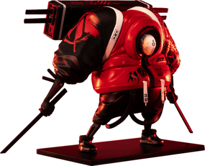 Master 9 Eyes (Orenji-San) Vinyl Collectible by PureArts