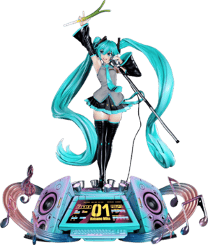 Hatsune Miku: Virtual Pop Star Version Collectible Figure Hatsune Miku: Virtual Pop Star Version Collectible Figure