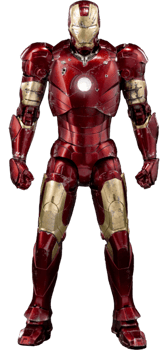 Marvel DLX Iron Man Mark 3 (Battle Damaged) Action Figure 