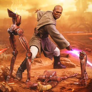 Star Wars Mace Windu 1:10 Scale Statue 