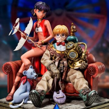 Nadia: The Secret of Blue Water Nadia & Jean (Bonus Version) Statues 