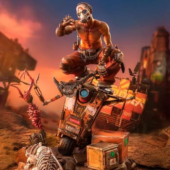 Borderlands Psycho Bandit & Claptrap Diorama 