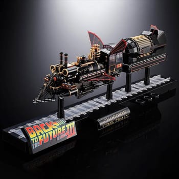 Back to the Future Time Train Collectible Figure 