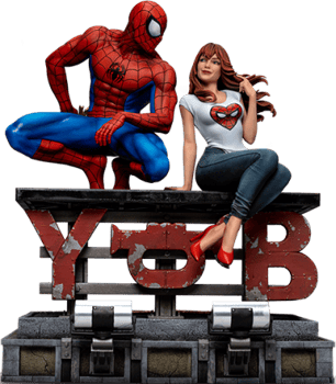 Marvel Spider-Man and MJ Statues 