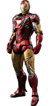 IRON MAN MARK XLIII フィギュア Iron Man Mark XLIII DLX 1:12 Collectible Figure by Threezero