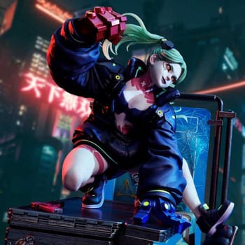 Cyberpunk 2077 Rebecca Statues 