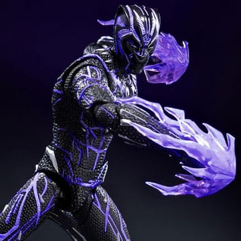 Figurine Cosrider de panthère noire d'excellente