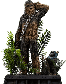 Star Wars Chewbacca and Tokkat 1:10 Scale Statue 