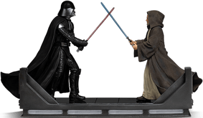 Star Wars Darth Vader vs Obi-Wan Kenobi Deluxe 1:10 Scale Statue 