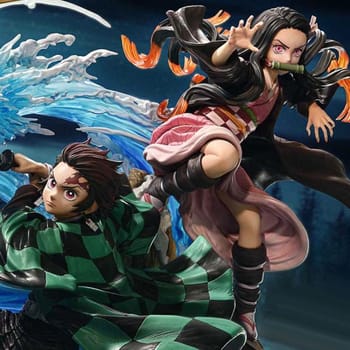 Demon Slayer Kamado Tanjiro & Kamado Nezuko Statues 