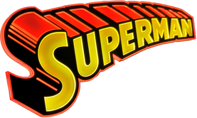 DC Comics Vintage Superman LED Logo Light (Small) Wall Light 