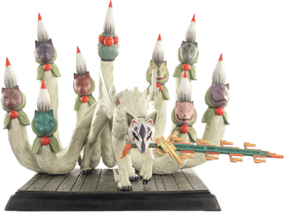 東野VS PVCフィギュア Chibiterasu vs Dark Chibiterasu & Possessed Kuni Statue | Sideshow