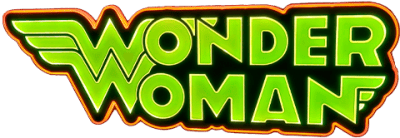 DC Comics Vintage Wonder Woman LED Logo Light (Small) Wall Light 
