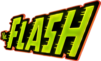 DC Comics Vintage The Flash LED Logo Light (Small) Wall Light 