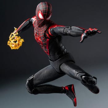Marvel DLX Spider-Man Upgraded Suit (Miles Morales) Action Figure 