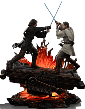 Star Wars Anakin vs Obi-Wan Deluxe 1:10 Scale Statue 