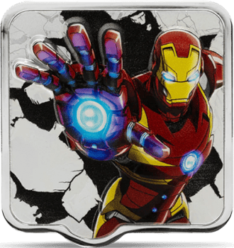 Marvel Iron Man 'ZAPT!!' Silver Collectible 