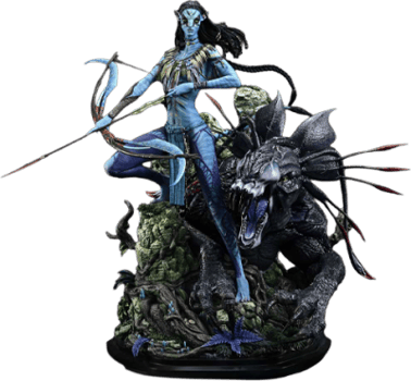 AVATAR Neytiri & Thanator Quarter Scale Statue 
