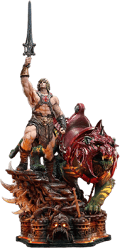 Masters of the Universe He-Man & Battle Cat (Ultimate Version) Quarter Scale Statue 