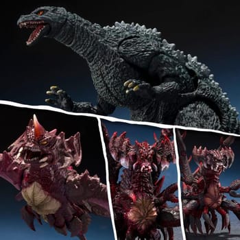 Godzilla Godzilla Jr & Destoroyah Evolution Set Action Figure 