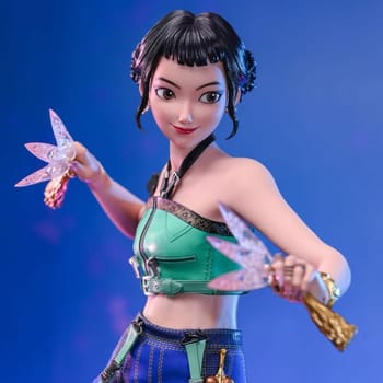 KPop Demon Hunters Zoey Sixth Scale Figure 